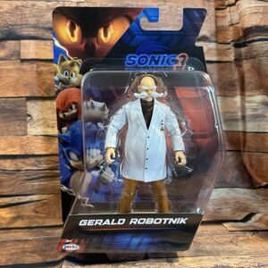 Sonic The Hedgehog 3 Gerald Robotnik Action Figure Jakks Pacific Movie Toy 2025